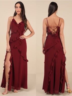 Lulus | Dresses | Lulus Talk About Divine Hunter Green Long Sleeve Backless  Maxi Dress Size 3x | Poshmark
